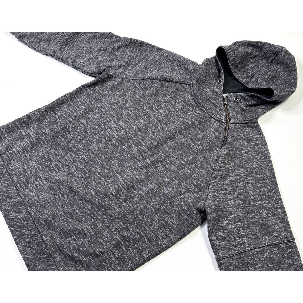 GAUDI Hooded Pullover Sweatshirt Men's XXL Quarter Zip Heather Gray - Picture 9 of 12